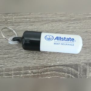 Allstate Boat Insurance Floating Keychain 4 1/4"